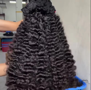 Extensions de <span class=keywords><strong>cheveux</strong></span> humains vierges Remy vietnamiens 15A, 100 % non traités, lots épais pour tissage, couleur naturelle, pour femmes - Product Image 4