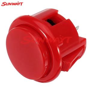 Bouton rond de 30 mm en plastique pour machine de jeu à monnayeur - Vente chaude - Product Image 6