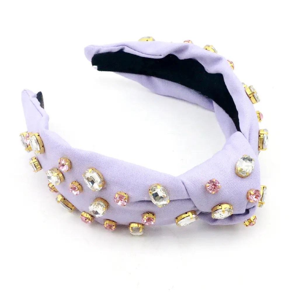 fashion designer hand sewn luxury bling easter headbands for accessories women hairbands