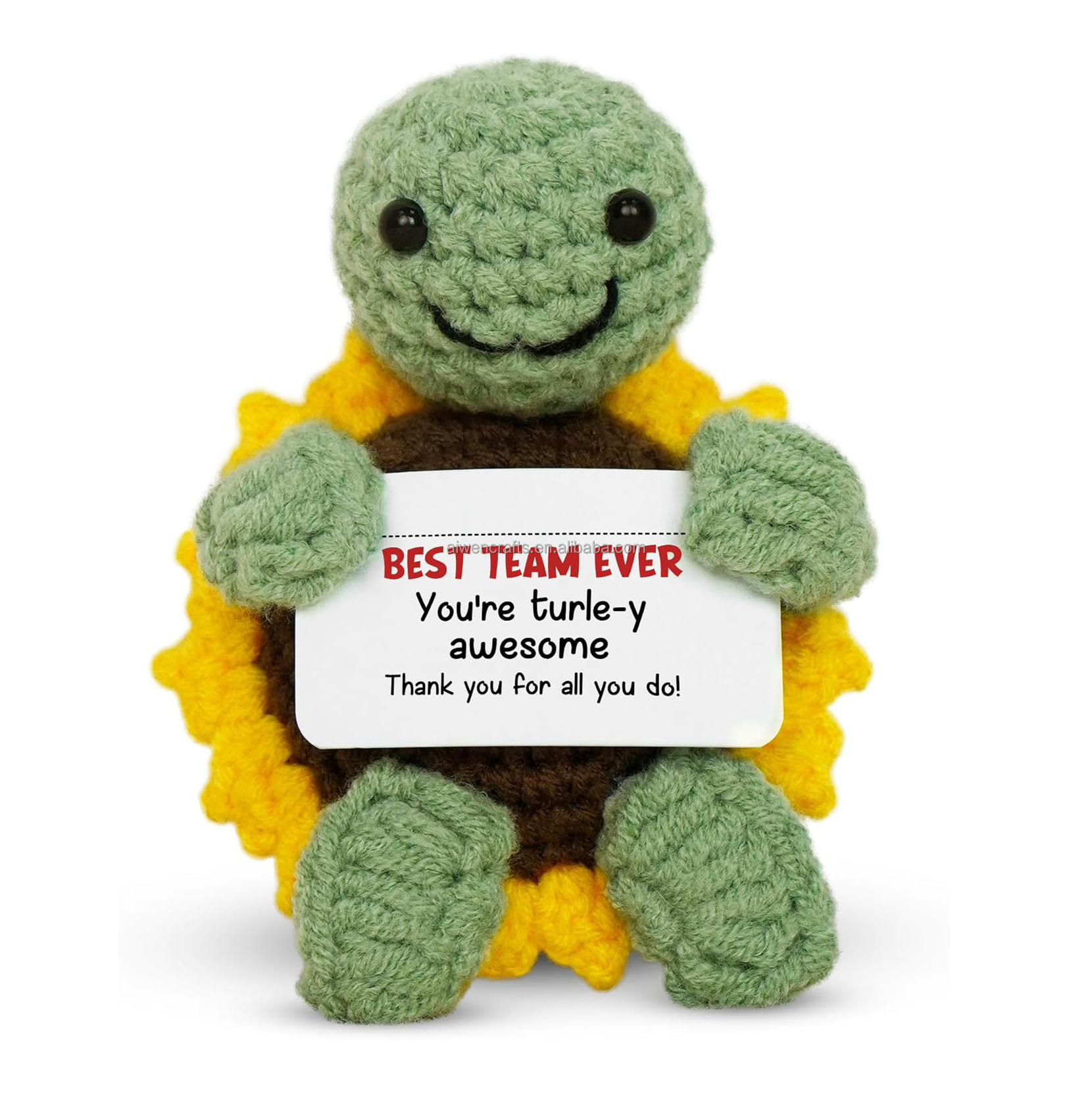 tortue fleur verte