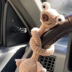 Sangles <span class=keywords><strong>de</strong></span> volant en crochet faites à la main, en forme d'animaux mignons <span class=keywords><strong>de</strong></span> <span class=keywords><strong>l</strong></span>'ère glaciaire, douces, confortables et pleines <span class=keywords><strong>de</strong></span> charme - Product Image 3