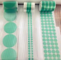 Ruban de masquage en polyester PET vert haute température 0,08 mm découpé pour revêtement en poudre et circuits imprimés