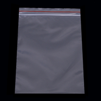 Venta al por mayor de alta calidad de embalaje Ziplock bolsa transparente hueso PE bolsa con cremallera