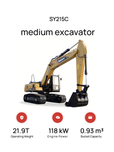 SANY SY215C sitios de construcción comercial excavadora sobre orugas - Product Image 2