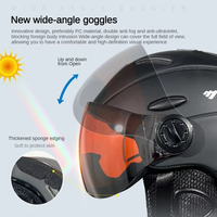 Casque de ski/snowboard MOON certifié CE CPSC GS, coque en PC, ventilation réglable, coussinets de confort frais, stock US