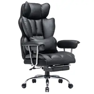 Hot New Political Office Chair with Feet, PU Leather Computer Chair with Lumbar Support, Quality Assurance