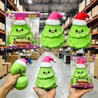 Grand jouet anti-stress Kawaii de Noël, 16 cm, géant, sans BPA, en forme de sapin de Noël