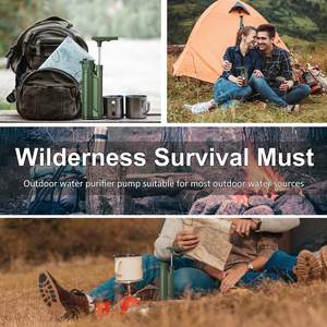 Warfighter extérieur purificateur d'eau désert survie sauvetage d'urgence filtre à eau Camping Portable pompe filtre - Product Image 5