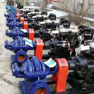 SHUANGSHENG High Performance Factory ZT-10SH High Pressure Electric Horizontal Centrifugal <b>Pump</b> Double <b>Suction</b> for Irrigation - Product Image 4