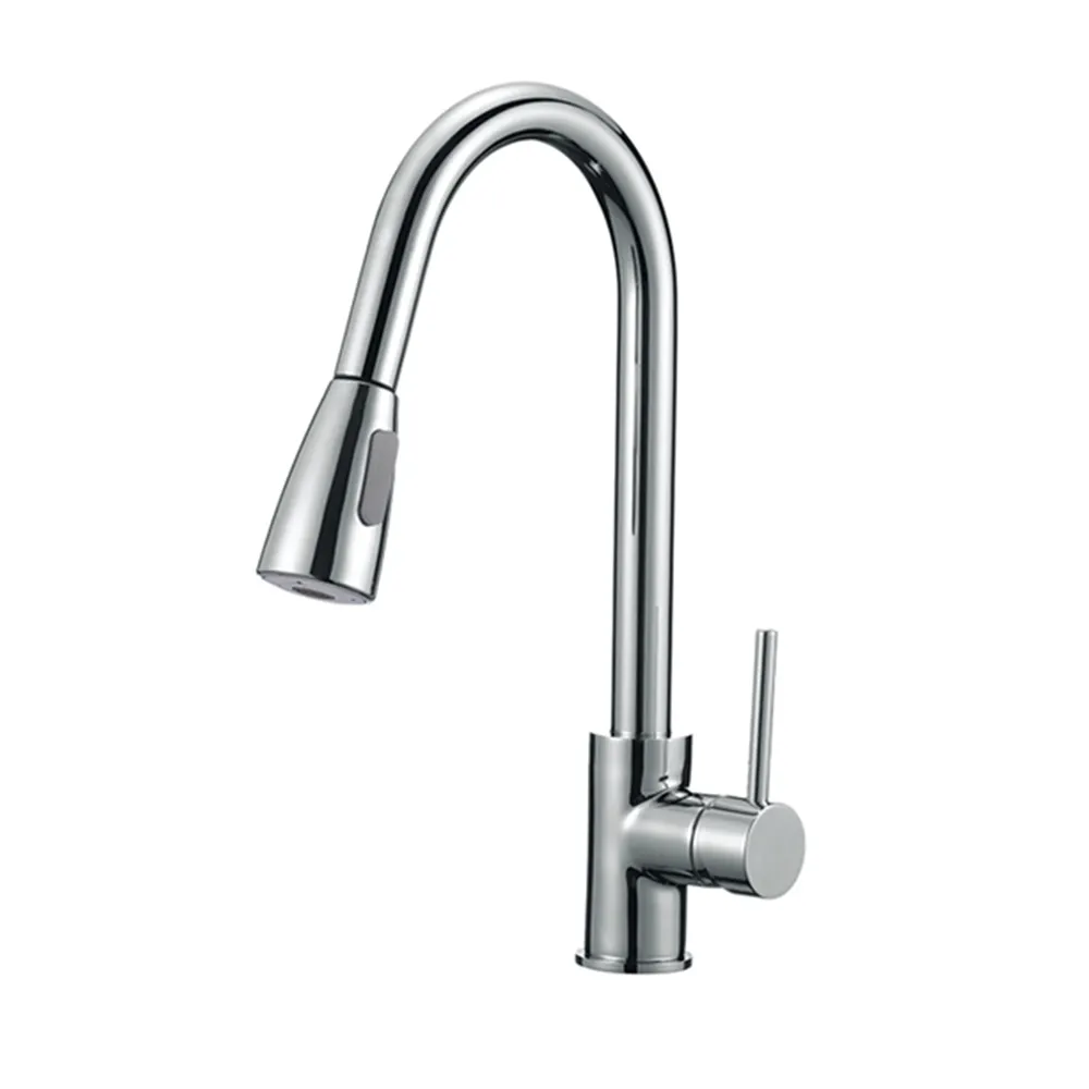 Watermark high quality Chrome polished brass kitchen faucet(82H11-CHR)