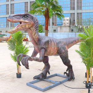 Parque de atracciones Jurásico Raptor Robótico Tamaño real Velociraptor Animatronic Modelo Escultura para Dino Event - Product Image 2