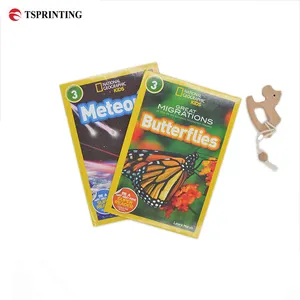 Free Samples Softcover Book Printing Perfect Bound Natural Science and Technology Magazine Printing for Children Books Printing