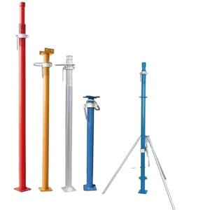 10FT เหล็กแจ็คเหล็กชุบสังกะสีแบบปรับได้สำหรับบันไดนั่งร้านชิ้นส่วนนั่งร้าน - Product Image 1