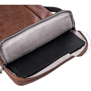Sac Femmes Imperméable Hommes D'affaires Sac D'<span class=keywords><strong>ordinateur</strong></span> En Cuir PU <span class=keywords><strong>15</strong></span>.6 <span class=keywords><strong>Pouces</strong></span> <span class=keywords><strong>Housse</strong></span> Pour <span class=keywords><strong>Ordinateur</strong></span> Portable - Product Image 3