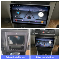 Système de navigation GPS Android Auto universel Meihua Ts7 9/10 pouces, écran tactile audio CarPlay pour VOLKSWAGEN BORA 2004-2006