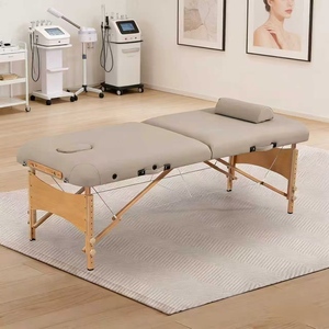 Cama de masaje plegable, cama de terapia portátil Tuina, cama portátil para moxibustión, bordado y tatuajes, cama portátil de belleza. - Product Image 2