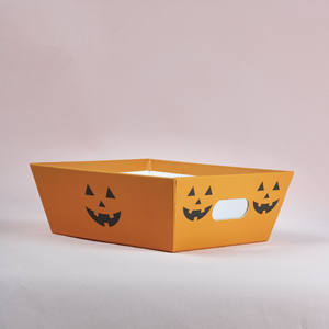 Boîte cadeau de Noël personnalisée, boîte rigide pour logo transfrontalier, boîte en papier kraft trapézoïdale, utilisation agricole, vente en gros - Product Image 1