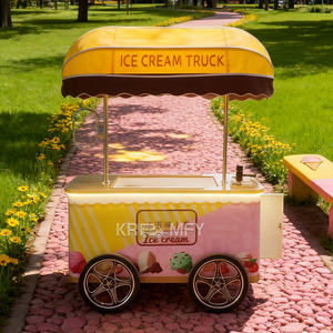 Carrito de Helados Móvil con Ruedas y Congelador, Precio de Fábrica 2025 - Product Image 2