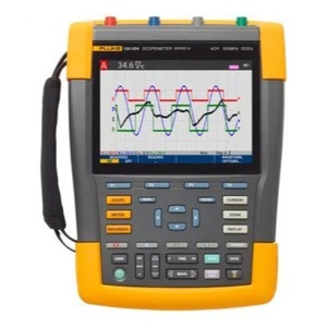 เครื่องวัดออสซิลโลสโคปแบบพกพา Fluke 190-504/FPC 190 II ซีรีส์ ScopeMeter, 500MHz, 4 ช่องสัญญาณดิจิตอล - Product Image 1