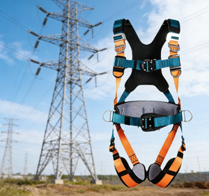 Harnais <span class=keywords><strong>de</strong></span> sécurité complet pour la protection contre les chutes, idéal pour le travail en hauteur, le camping, l'escalade, l'abordage d'arbres - Vente en gros usine - Product Image 5