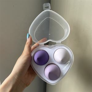 Nueva tendencia 3 unids/caja belleza esponjas <span class=keywords><strong>De</strong></span> corazón forma caja <span class=keywords><strong>De</strong></span> belleza cosmética licuadora Puff Maquillaje Esponja <span class=keywords><strong>De</strong></span> Maquillaje - Product Image 6