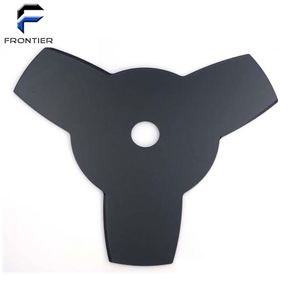 Couteau de tondeuse à gazon 3T pour terrains de golf, en acier 65Mn HRC 58-60, noir - Product Image 1