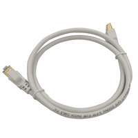 Kabel Patch Cord Keystone RJ45 Cat8 Pabrik OEM, Kabel Jaringan U/FTP Berpelindung Ganda, Kawat LAN Ethernet Tembaga Murni