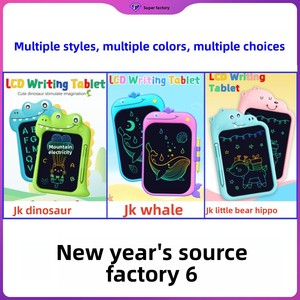 Lavagna LCD a Cartoni Animati con Flipchart, Tavoletta da Disegno per Bambini, Giocattolo Educativo in Plastica, Blocco per Scrivere e Disegnare a Colori con Schermo Grande per Bambini 4-6 Anni - Product Image 3