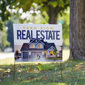 Tùy Chỉnh Kích Thước PP 3Mm 4Mm Độ Dày 18X24 Dấu Hiệu Đồng Bằng Nhựa Quảng Cáo Dấu Hiệu Trắng Thư Sân Dấu Hiệu Với H Cổ Cọc - Product Image 4