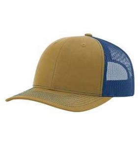Gorra de camionero de malla impresa de 6 paneles unisex Gorra de gorra de camionero de tela común en blanco - Product Image 5