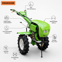 Mini motoculteur rotatif diesel portatif pour l'agriculture 7-15 CV certifié CE, directement du fabricant