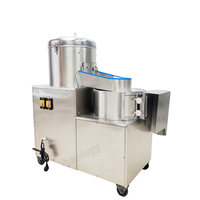 Automatische Fruit- en Groenteschilmachine Aardappel Wortel Zoete Aardappel Snijmachine Hoge Efficiëntie Wassen 380V/220V 3 Jaar Garantie