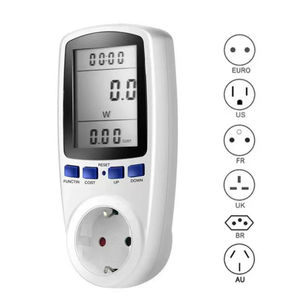 220V AC EU Digital LCD Power Meter Wattmètre Socket Wattage - Product Image 2