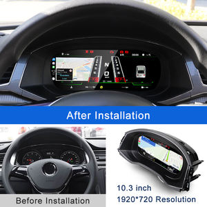 Stwei Écran LCD numérique 10,3 pouces pour Volkswagen Passat 2016-2017 Tableau de bord Compteur de vitesse CarPlay sans fil Android Auto - Product Image 3