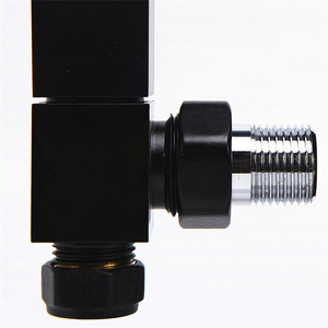 OLDE di alta qualità di riscaldamento valvola del radiatore Angeld ottone nero valvola termostatica per il radiatore asciugamano - Product Image 2