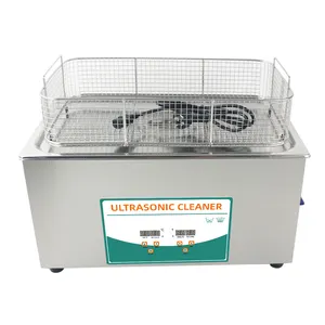 Nettoyeur à ultrasons 22L petite machine de nettoyage domestique numérique Ultra sonique pour l'industrie des lunettes de laboratoire dentaire de bijoux dentaires