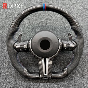 <span class=keywords><strong>Volante</strong></span> Deportivo de Cuero con LED y Fibra de Carbono <span class=keywords><strong>M</strong></span> Performance para <span class=keywords><strong>BMW</strong></span> F30 F32 F10 F20 F82 E46 <span class=keywords><strong>E60</strong></span> E90 M3 M5 - Product Image 1