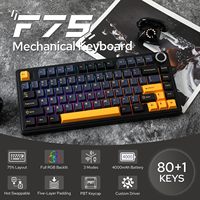 Clavier Mécanique Sans Fil AULA F75 75% Gasket 80 Touches avec Keycaps PBT et Rétroéclairage RGB pour le Gaming, Disponible sur Alibaba