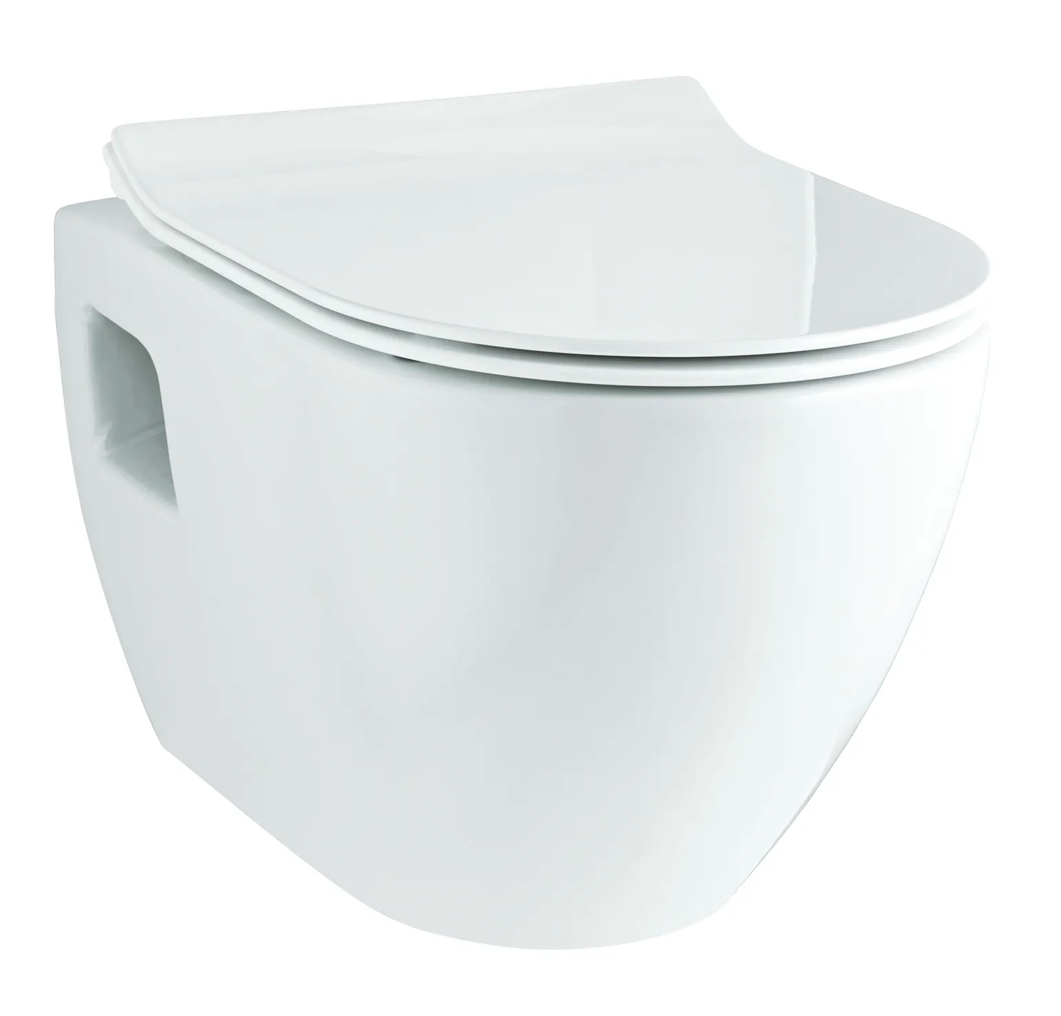 ZIAX su dolabı Modern banyo duvar asılı tuvalet sıhhi ile çerçevesiz CE belgeli
