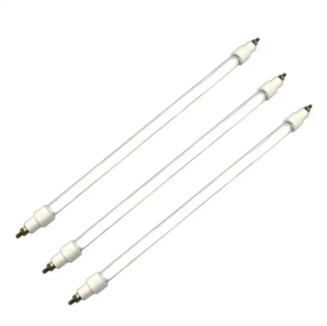 Electric Furnace Wire Straight Glass Heating Tube Emitter Heater Oven Radiant Tube Heating Element 37 AC 110V 6000 Hours