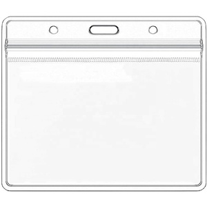 ซองใส่บัตร/ป้ายชื่อแบบใส รุ่น GW-CH107AC ยี่ห้อ <span class=keywords><strong>GOWELL</strong></span> ทำจาก PVC แบบนิ่ม แนวตั้ง - Product Image 2