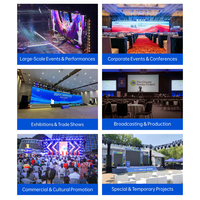 Écran LED d'intérieur P3.91, affiche numérique pour événements, 500x500mm, location de scène modulaire mobile, personnalisable