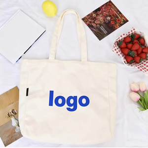 Sacs fourre-tout sportifs en toile de coton surdimensionnés avec logo personnalisé, durables, réutilisables, grands sacs de courses en toile pour le yoga et le pilates - Product Image 4
