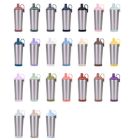 Nouvelle Tasse Cadeau Isotherme en Acier Inoxydable Moderne 2026, Grande Capacité 830ml, Portable avec Poignée Magnétique, pour Boissons Transfrontalières