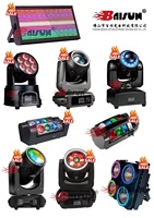Nouvelles lampes à tête mobile LED de style moderne, contrôle DMX512, RGB, 9 faisceaux rotatifs, effet œil de frelon, équipement d'éclairage de scène pour discothèque, DJ, bar