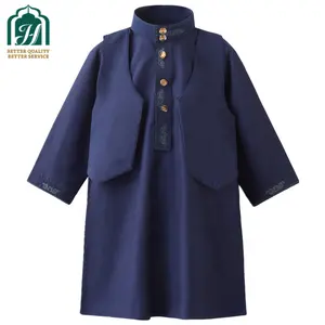 Bán Buôn Mới Thời Trang Mùa Đông Thobe Trai Hồi Giáo Thobe Trai Kurta Trẻ Em Thobe Abaya Trẻ Em/Trẻ Em Jubbah