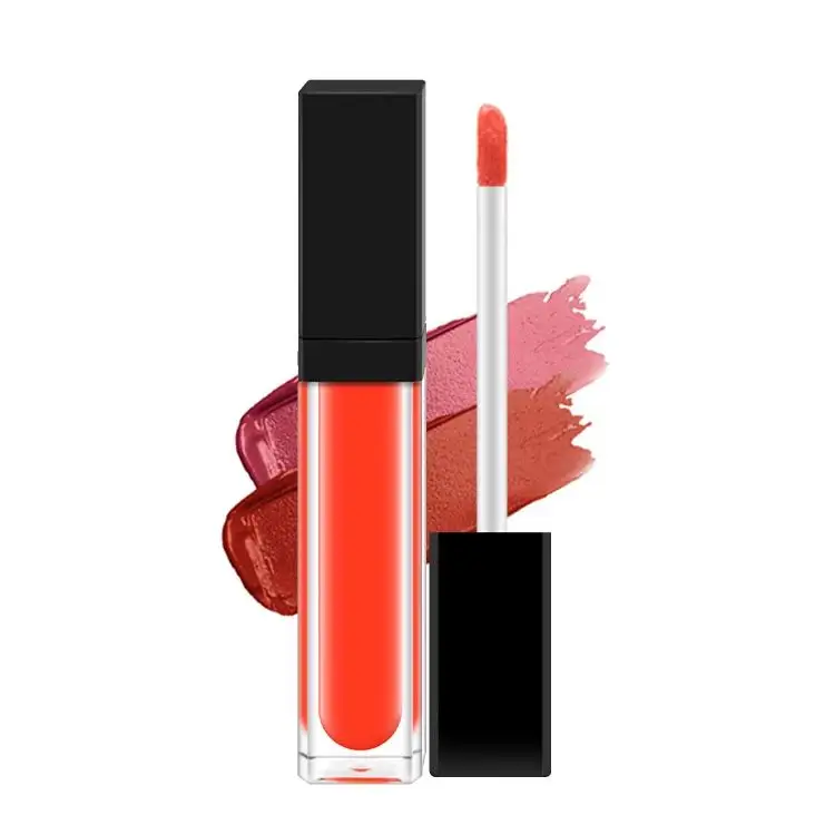 CZCC01A OEM Matte Waterproof cosmetic Lip gloss logo personalizzato shimmer wholesale organic long lasting lip gloss vega private label