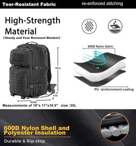 Mochila Táctica con Puerto USB Anti-Robo, Diseño Geométrico y Panel Solar, Marco Externo de Poliéster Resistente - Product Image 6