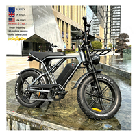 VOMO-Vélo électrique haute performance 250W, batterie 17Ah, gros pneu, vélo électrique de montagne, 20 pouces, V9