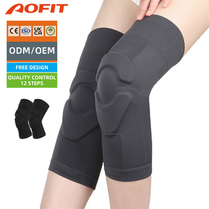 Rodillera <span class=keywords><strong>de</strong></span> compresión elástica transpirable Aofit con soporte <span class=keywords><strong>de</strong></span> tejido y almohadillas suaves <span class=keywords><strong>de</strong></span> EVA para estabilizar el menisco y <span class=keywords><strong>la</strong></span> rótula - Product Image 1